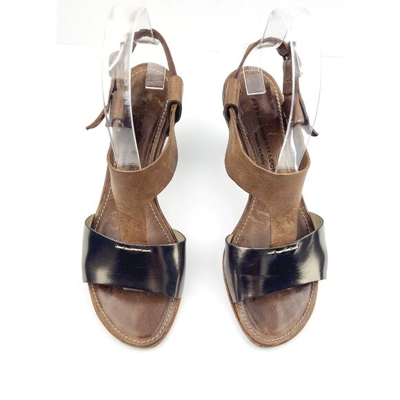 AGL Metalic T-Strap Metalic Sandal - Size 38 /‎ US 7.5 - Picture 6 of 8